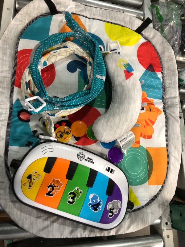 Photo 3 of Baby Einstein 4-in-1 Kickin' Tunes Music and Language Play Gym and Piano Tummy Time Activity Mat