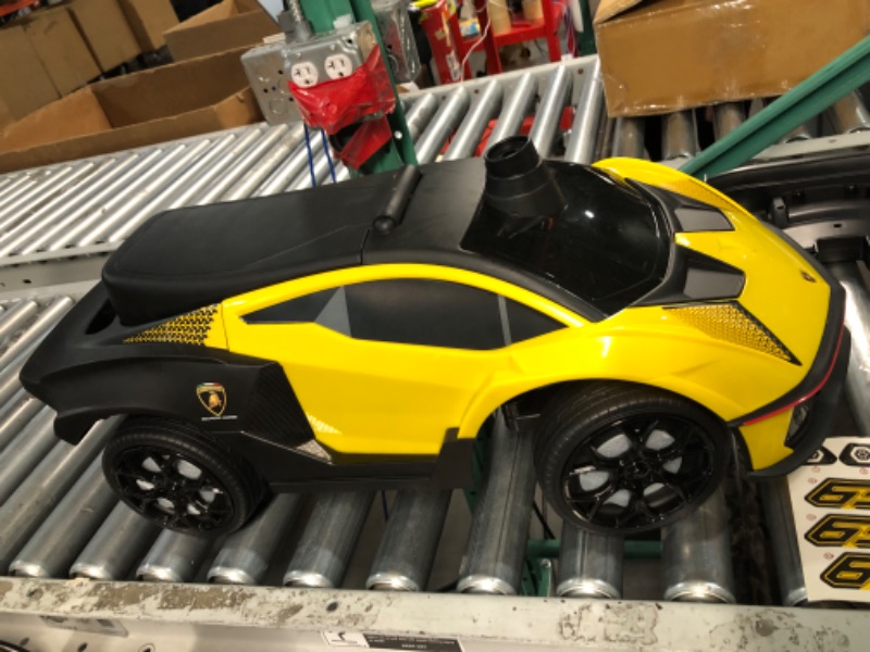 Photo 2 of Best Ride On Cars Lamborghini Essenza SCV12 Push Car, Yellow, Large