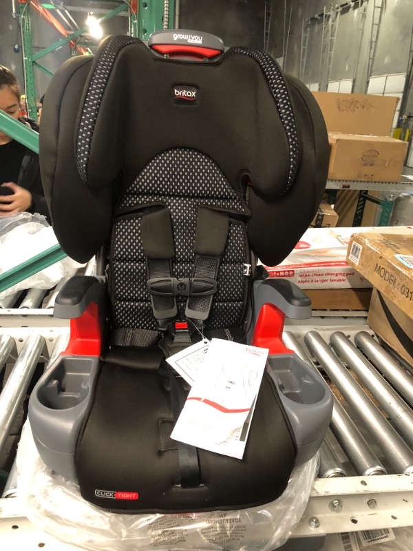 Photo 1 of Britax Grow with You ClickTight Harness-2-Booster Car Seat, Flow Gray
