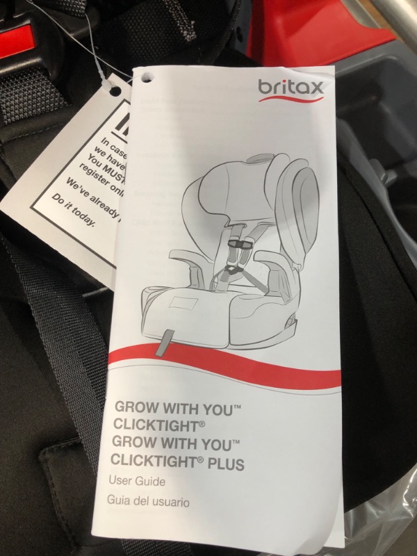 Photo 1 of Britax Grow with You ClickTight Harness-2-Booster Car Seat, Flow Gray