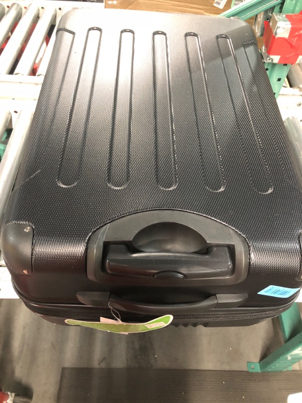 Photo 2 of Hard Sided Luggage with Spinner Wheels,Expandable Suitcases black 