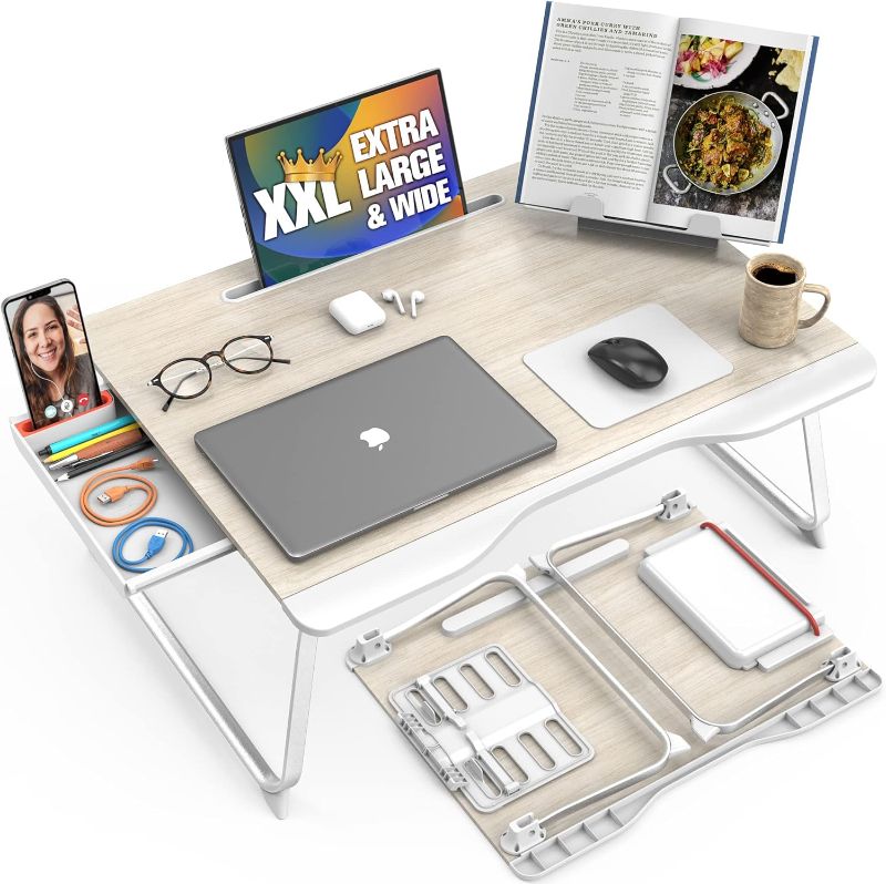 Photo 1 of Cooper Mega Table Plus - Premium XXL 26x19in Extra Large Lap Desk w/Book Stand