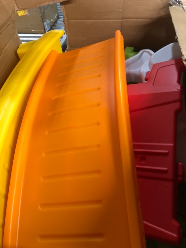 Photo 1 of ***USED - POSSIBLY MISSING PARTS***
Step2 85314 Game Time Sports Climber and Slide, Multicolor & Rain Showers Splash Pond Water Table