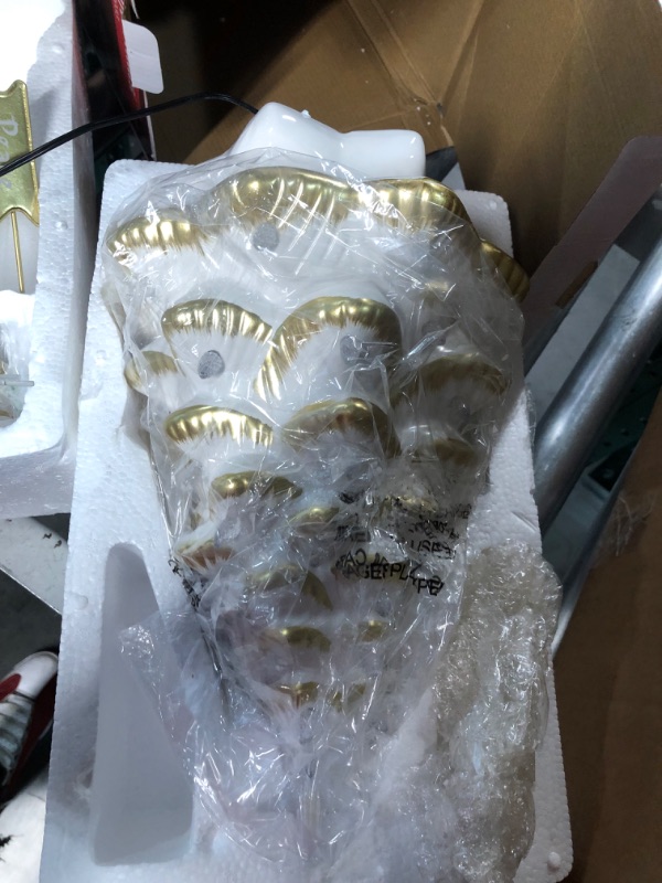 Photo 1 of Mr. Christmas Nostalgic Ceramic Christmas Tree with LED Lights Indoor Decoration, 14 Inches, Angel Angel 14 Inches