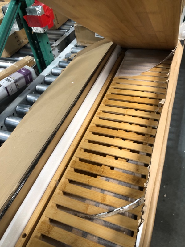 Photo 1 of SINWANT Console Table for Entryway,Bamboo Sofa Table Narrow Console Tables for Entryway,Living Room,Bedroom,Hallyway,Narrow Sofa Table,Entry Table with 2 Mesh Shelves,Black