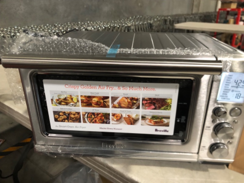 Photo 8 of **MINOR DENT**
Breville Smart Oven Air Fryer Toaster Oven, Brushed Stainless Steel, BOV860BSS