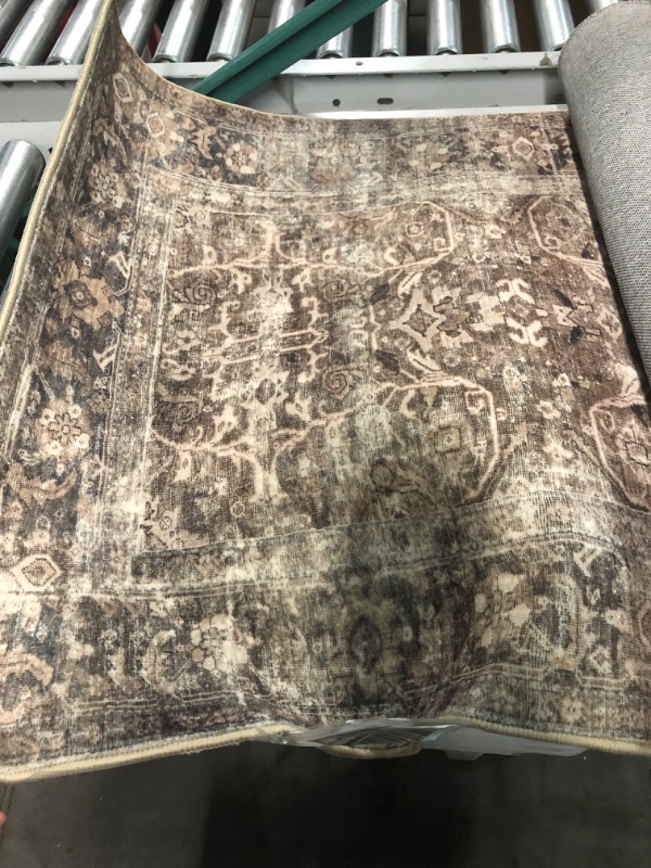 Photo 1 of ***READ NOTES***RUGGABLE Kamran Runner Rug - Perfect Vintage Washable Rug for Entryway Hallway Kitchen - Pet & Child Friendly - Stain & Water Resistant - Hazel 2.5'x6' (Classic Pad) 2.5'x6' (Classic Pad) Hazel