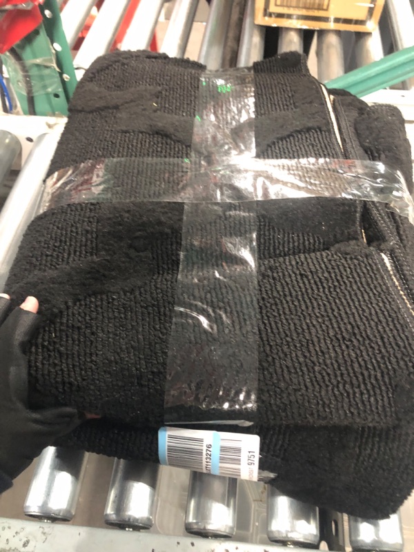 Photo 1 of ***READ NOTES***Nourison Essentials Solid Contemporary Black 6' X 9' Area Rug , 6' X 9' 6' x 9' Black