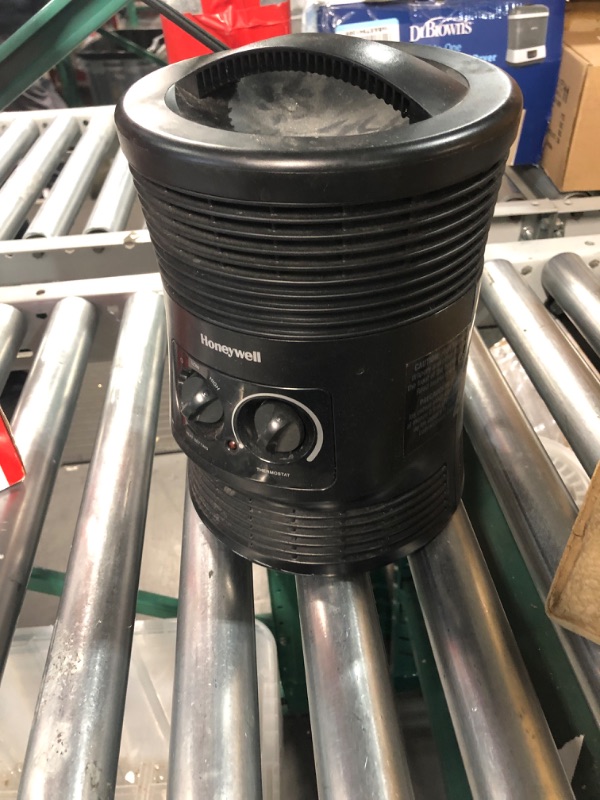 Photo 1 of ***USED***Honeywell HHF360V 360 Degree Surround Fan Forced Heater with Surround Heat Output Charcoal Grey Energy Efficient Portable Heater with Adjustable Thermostat & 2 Heat Settings Manual Heater