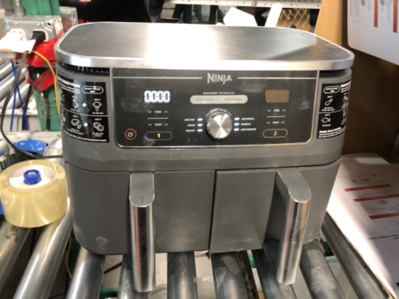 Photo 1 of ***USED LIKE NEW***Ninja DZ401 Foodi 10 Quart 6-in-1 DualZone XL 2-Basket Air Fryer with 2 Independent Frying Baskets, 