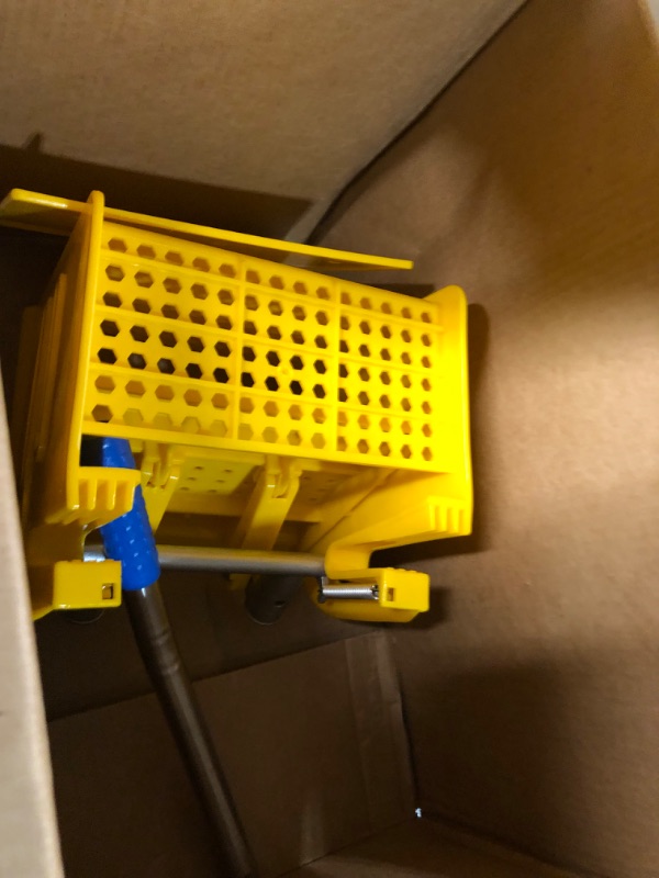 Photo 2 of ***USED***Mind Reader Commercial Mop Bucket - with Down Press Wringer - 22 Quart Capacity - Yellow - MOPT20-YLW