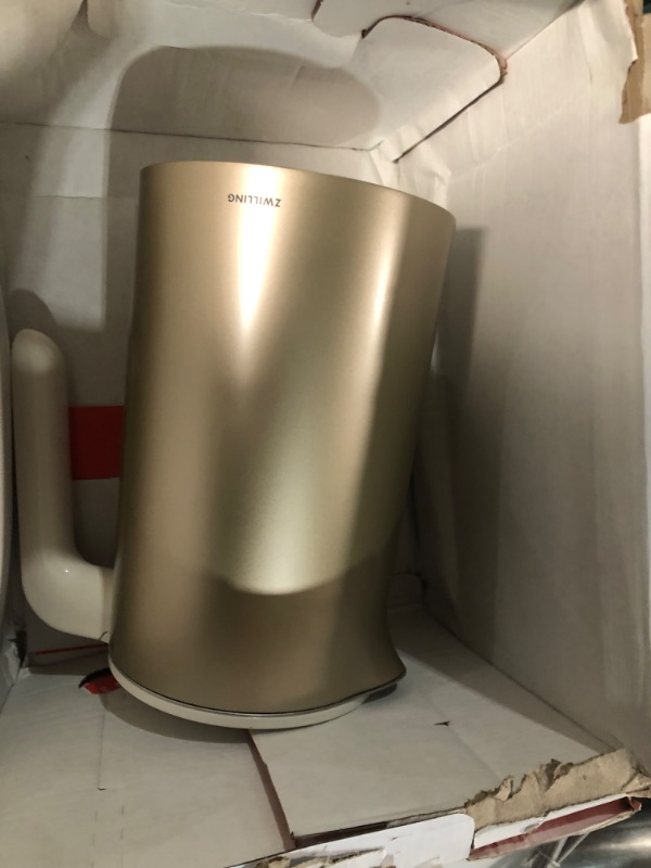 Photo 2 of ***USED LIKE NEW***ZWILLING Enfinigy 1.56-qt Cool Touch Electric Kettle Pro, Cordless Tea Kettle, Gold Gold 1.56-qt Cool Touch Kettle Pro