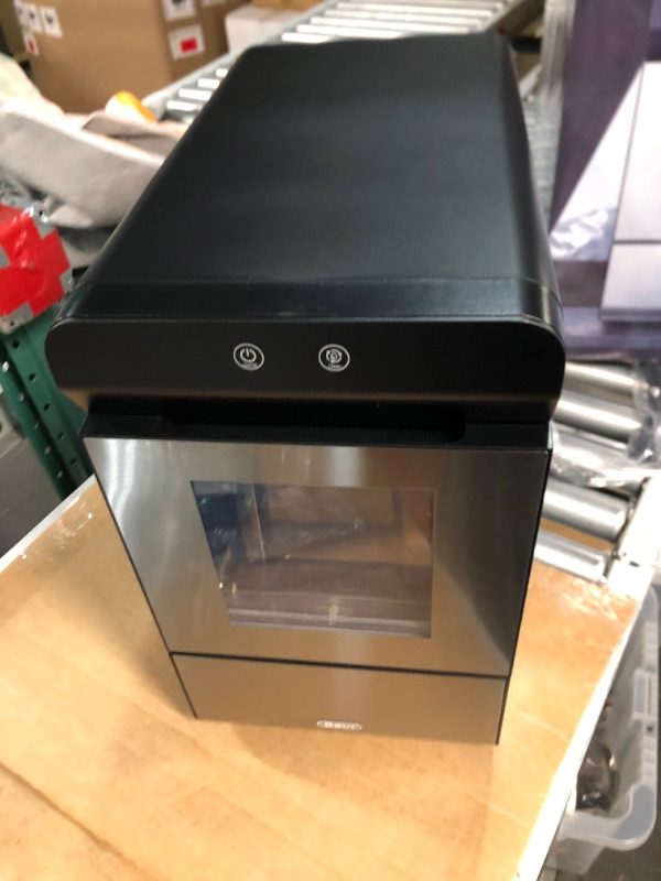 Photo 5 of **PARTS ONLY NON REFUNDABLE NO RETURNS SOLD AS IS***Gevi Household V2.0 Countertop Nugget Ice Maker With Viewing Window | Self Cleaning Pellet Ice Machine | Open and Pour Water Refill | Stainless Steel Housing | Fit Perfectly under Wall Cabinet | Black