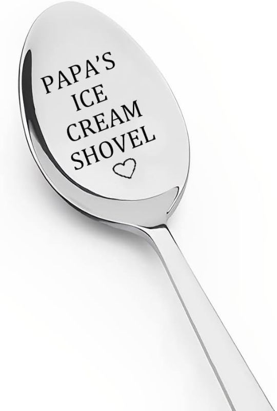 Photo 1 of * SEE NOTES * Father Gifts for Dad from Daughter Son Ice Cream Lovers Gift for Men Dad Daddy Father's day Gift for Dad Birthday Present for Men Dad's Ice Cream Plow Spoon for Father Christmas Presents