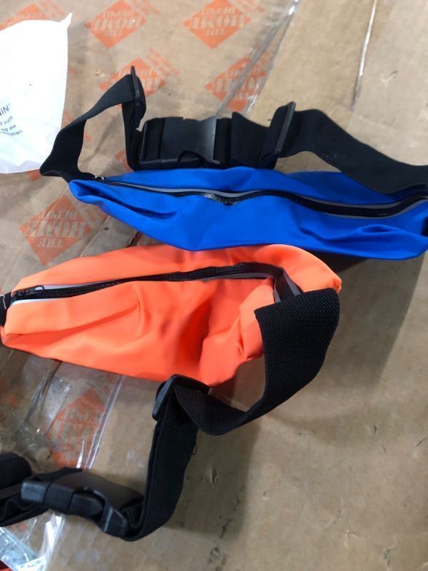 Photo 1 of * 2 PACK, STOCK PHOTO REFR. ONLY  * Fanny Pack for Men Women, Waterproof Sports Waist Bag Pack, Belt Bag for Travel Hiking Running 