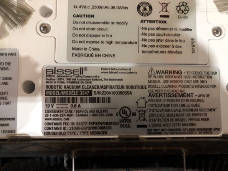 Bissell SpinWave Pet Robot, 2in1 Wet Mop and Dry Robot Vacuum for