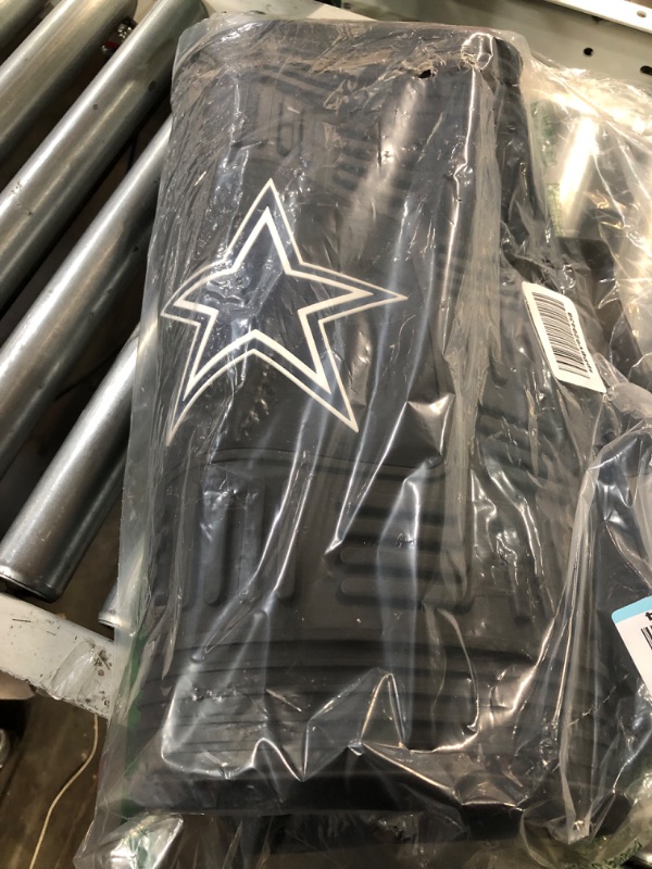 Photo 2 of **one mat only**NFL - Dallas Cowboys Heavy Duty 2-Piece 18 in. x 27 in. Vinyl Car Mat