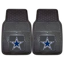 Photo 1 of **one mat only**NFL - Dallas Cowboys Heavy Duty 2-Piece 18 in. x 27 in. Vinyl Car Mat