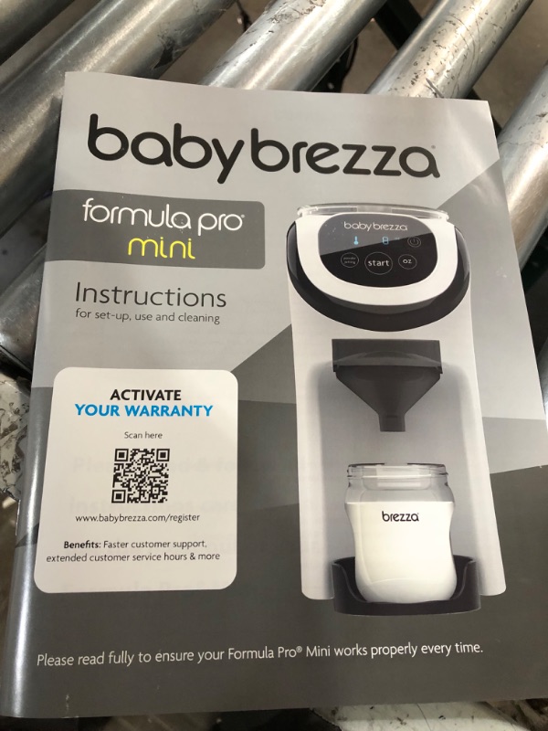 Photo 2 of Baby Brezza Formula Pro Mini Baby Formula Maker – Small Baby Formula Mixer Machine Fits Small Spaces and is Portable for Travel– Bottle Makers Makes The Perfect Bottle for Your Infant On The Go Formula Pro Mini Dispenser Machine