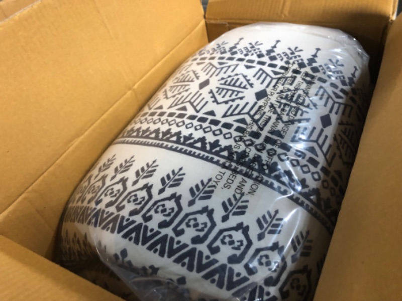 Photo 3 of INK+IVY Luxurious Cotton-Bedding Set - Mid Century Trendy Geometric Design, All Season Cozy-Cover With Matching-Shams, Full/Quee, Ciara Chenille Navy Full/Queen Ciara Chenille Navy