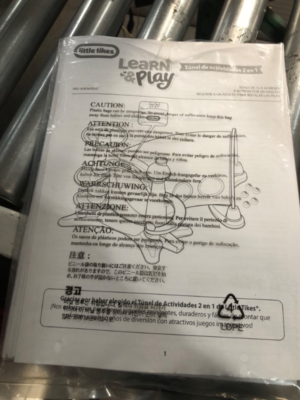 Photo 4 of Little Tikes 2-in-1 Activity Tunnel