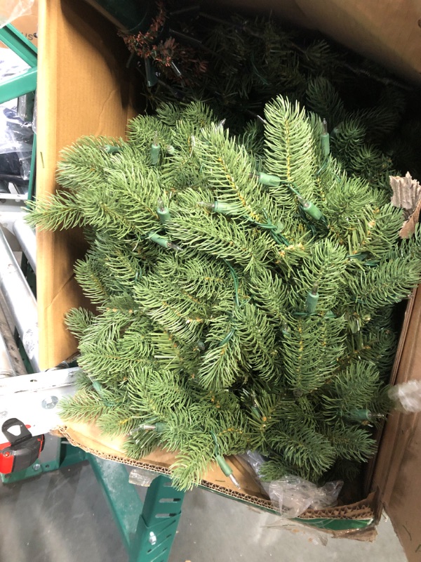 Photo 4 of ***NOT FUNCTIONAL - FOR PARTS - NONREFUNDBALE - SEE COMMENTS*** Holiday Living 7.5-ft Hayden Pine Pre-lit Artificial Christmas Tree with LED Lights