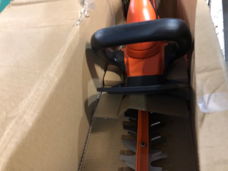 Photo 2 of **no battery**BLACK+DECKER 40V MAX Cordless Hedge Trimmer with Battery, 2.0-Ah (LHT2436B & LBX2040)