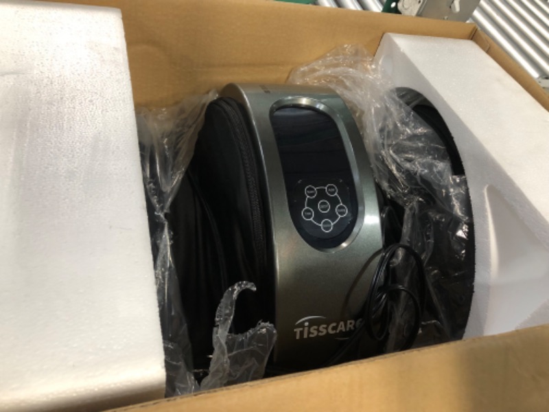 Photo 3 of **NONREFUNDABLE**FOR PARTS OR REPAIR**SEE NOTES**
TISSCARE Shiatsu Massage Foot Massager Machine - Improves Blood Flow Circulation, Deep Kneading & Tissue with Heat /Remote, Neuropathy, Plantar Fasciitis, Diabetics, Pain Relief Upgrade Gray