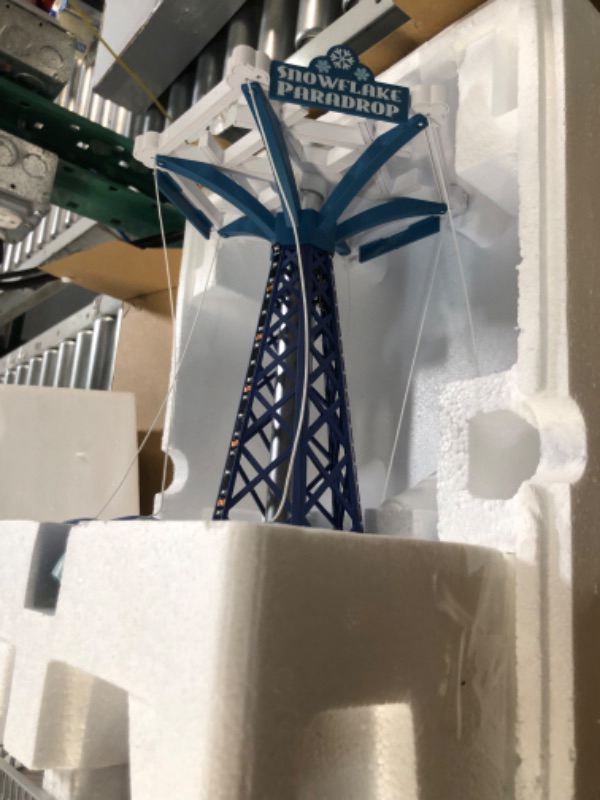 Photo 1 of * light does not work * sold for parts/repair *
Lemax 34634 Snowflake Paradrop Carnival Ride Amusement Park Christmas Village