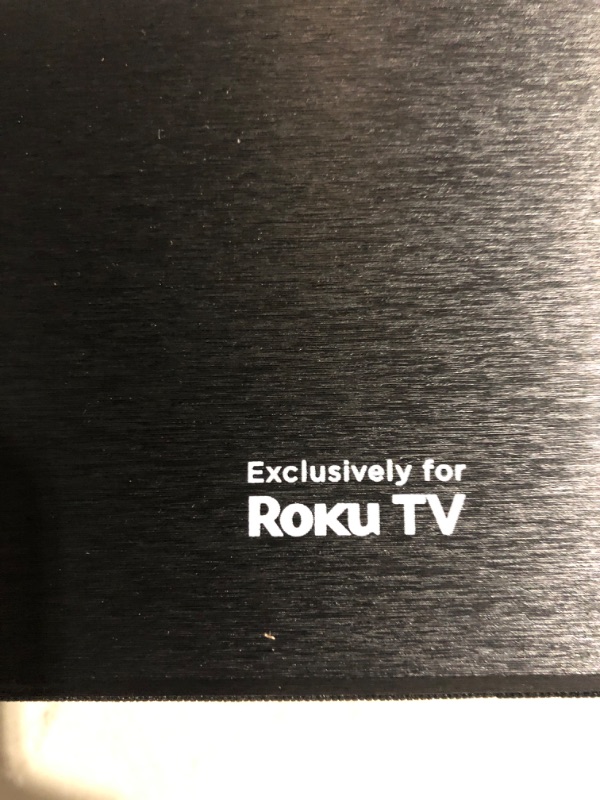 Photo 4 of * used * see all images * 
TCL Alto R1 Roku TV Wireless 2.0 Channel Sound Bar for Roku TV, Bluetooth – TSR1-NA 31.5-inch, Black