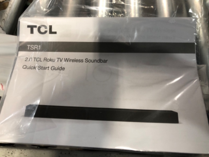 Photo 6 of * used * see all images * 
TCL Alto R1 Roku TV Wireless 2.0 Channel Sound Bar for Roku TV, Bluetooth – TSR1-NA 31.5-inch, Black