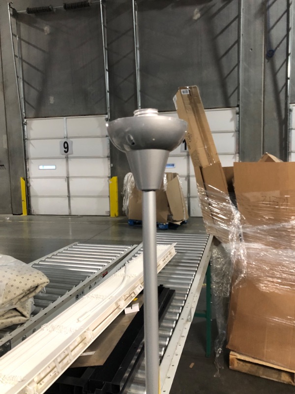 Photo 1 of **damaged, missing pieces***PESRAE Floor Lamp, Remote Control with 4 Color Temperatures, Torchiere Floor lamp for Bedroom, Standing Lamps for Living Room, Bulb Included (Brushed Nickel)