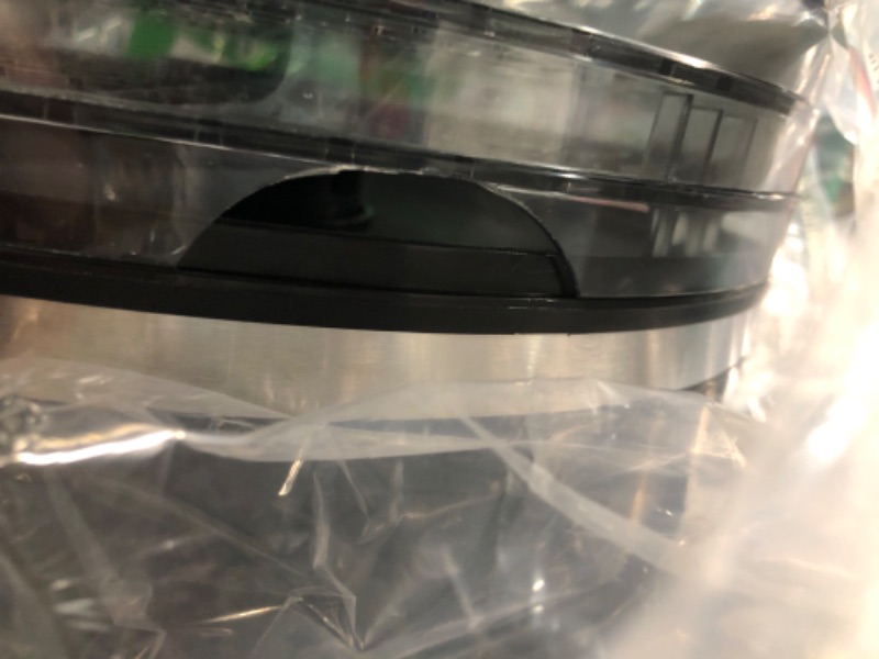 Photo 1 of **damaged**Elite Gourmet EFD319 Food Dehydrator, 5 BPA-Free 11.4" Trays Adjustable Temperature Controls, Jerky, Herbs, Fruit, Veggies, Dried Snacks, Black