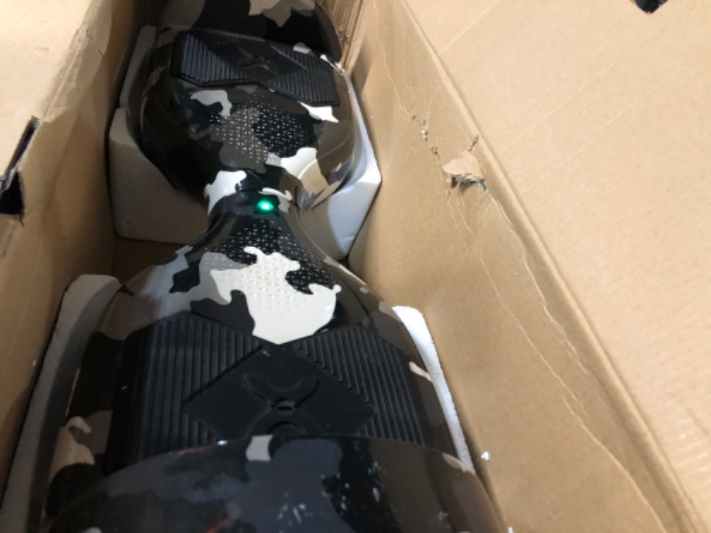 Photo 4 of **damaged**Hover-1 H1-100 Electric Hoverboard Scooter with Infinity LED Wheel Lights Camo