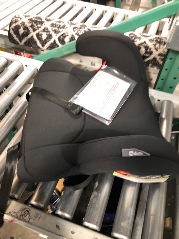 Photo 4 of Diono Solana 2 XL, Dual Latch Connectors, Lightweight Backless Belt-Positioning Booster Car Seat, 8 Years 1 Booster Seat, Black 2019 LATCH Connect Single Black