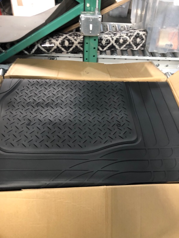 Photo 2 of Motor Trend FlexTough Performance All Weather Rubber Car Floor Mats 