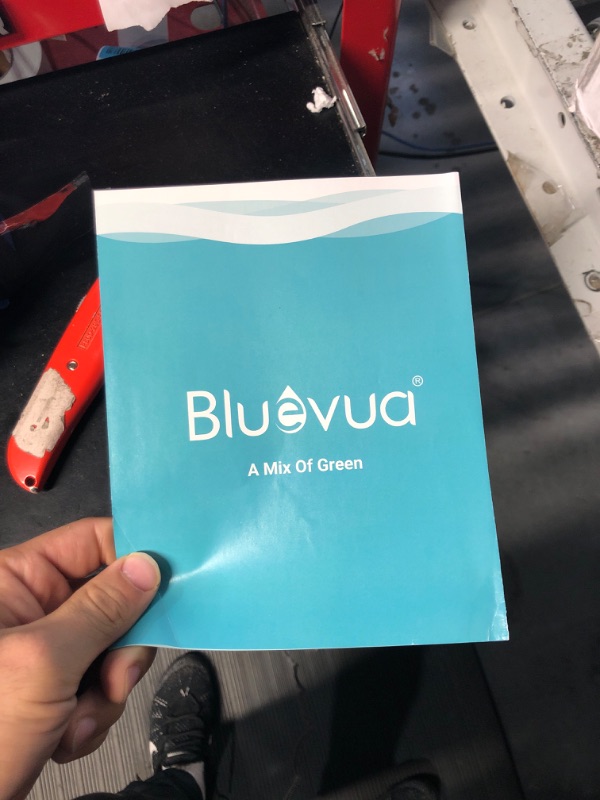 Photo 1 of *see notes*
Bluevua RO100ROPOT Reverse Osmosis System Countertop Water Filter, 4 Stage Purification, Counter RO Filtration, 2:1 Pure to Drain, Purified Tap Water, Portable Water Purifier for Home
