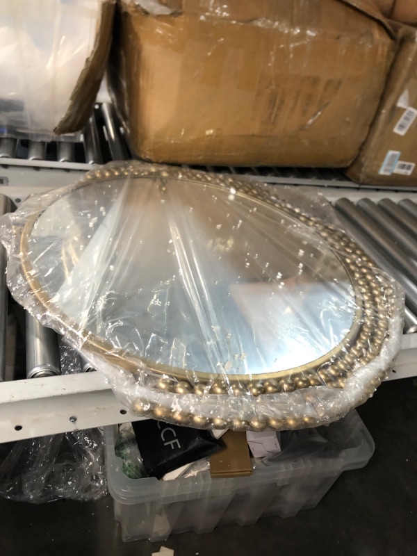 Photo 4 of (Similar to stock photo)
Efavormart 2 Pack - 3" Round Gold Mirror Glass Charger Plates with Large Pearl Beaded Rim 