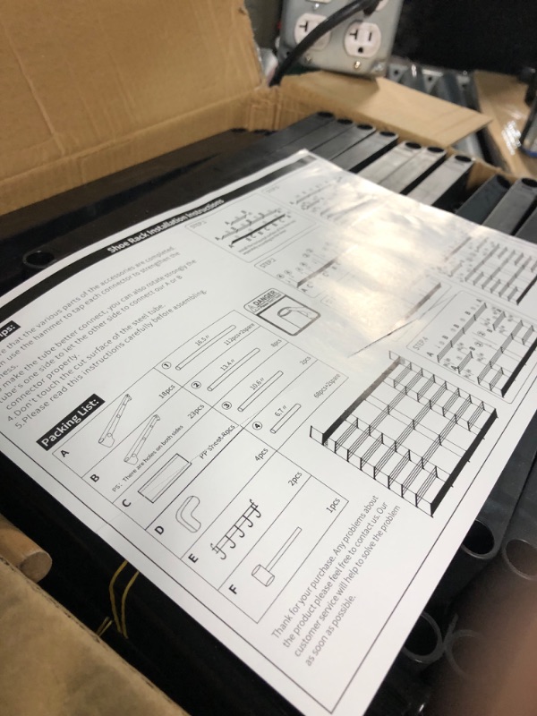 Photo 1 of ROJASOP Shoe Rack Organizer, 8-Tier Metal Shoe Rack for Closet Entryway Garage, 26-32 Pairs Tall Shoe Boot Storage Shelf 