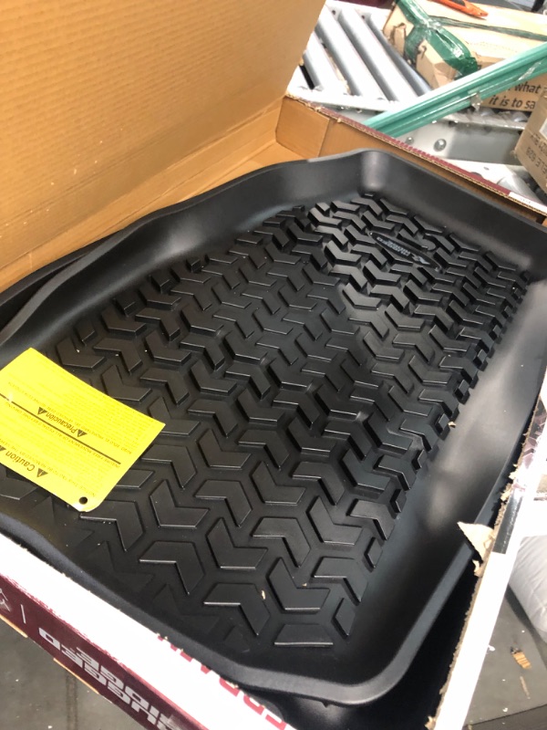 Photo 1 of Rugged Ridge 12920.25 Floor Liner, Front; Black, 1984-2001 Jeep Cherokee XJ Front Row Floor Liner