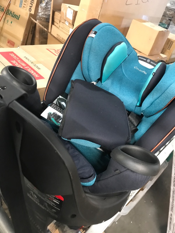 Photo 2 of Evenflo Gold Revolve360 Extend All-in-One Rotational Car Seat with SensorSafe (Sapphire Blue) Gold Revolve Extend Sensorsafe Sapphire