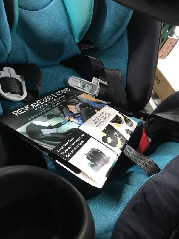 Photo 4 of Evenflo Gold Revolve360 Extend All-in-One Rotational Car Seat with SensorSafe (Sapphire Blue) Gold Revolve Extend Sensorsafe Sapphire