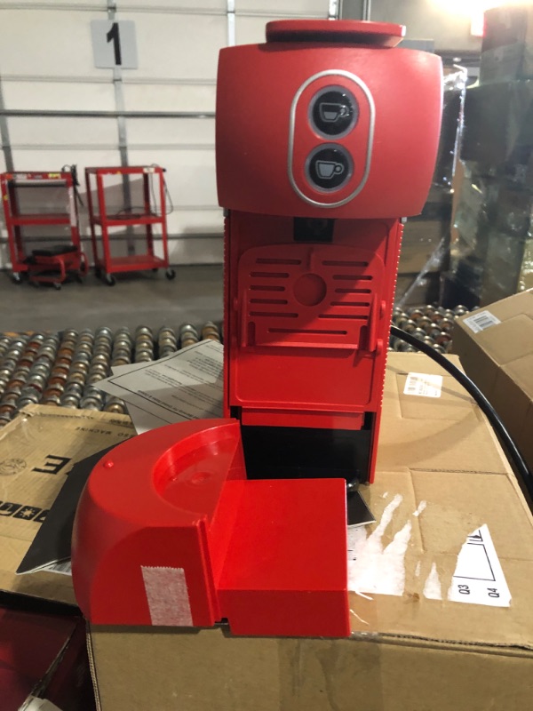 Photo 4 of **PARTS ONLY**
***NON REFUNDABLE NO RETURNS SOLD AS IS***
Illy ESE Single Serve 100% Compostable ESE Coffee and Espresso Machine (Red), 10.2 X 12.5 X 4.33