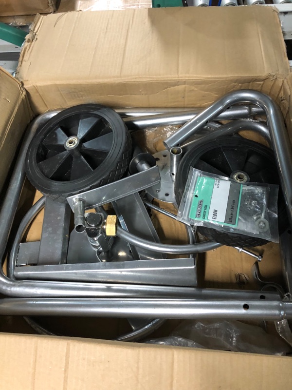 Photo 1 of VEVOR Hose Reel Cart, Hold Up to 250 ft of 5/8’’ Hose, Garden Water Hose Carts Mobile Tools  