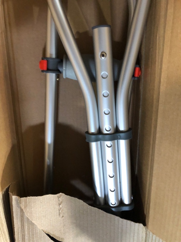 Photo 3 of 1 Pair Universal Crutches for Adults and Teenager, Adjustable Height  