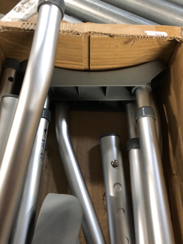 Photo 3 of 1 Pair Folding Aluminum Underarm Crutches for Adults and Teenager