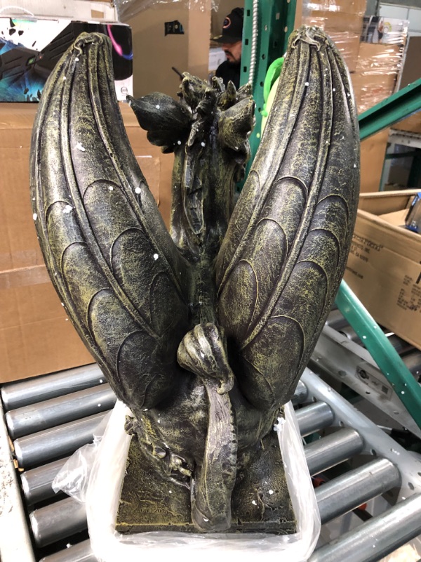 Photo 1 of 
Roll over image to zoom in


** stock photo*****
Design Toscano Black Lab Puppy on a Perch Hanging Dog Sculpture