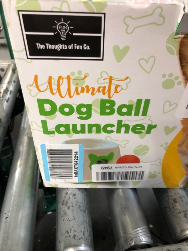 Photo 5 of **NONREFUNDABLE**FOR PARTS OR REPAIR**SEE NOTES**
Automatic Dog Ball Launcher - Dog Fetch Machine for Small to Medium Sized Dogs,3 Launch Distances, Ball Launcher for Dogs with 6 Latex Balls, Dual Power Supply, Ball Thrower for Dogs