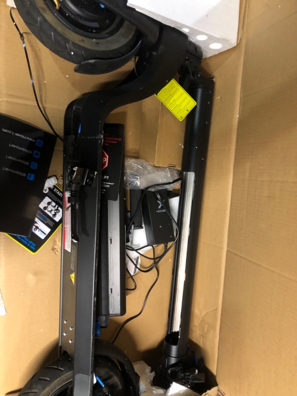 Photo 4 of **PARTS ONLY/SALE FINAL**
**NON-REFUNDABLE** // **SALE FINAL**  Hover-1 Blackhawk Electric Folding Kick Scooter | 18MPH, 28 Mile Range, 6HR Charge, LCD Display, 10 Inch High-Grip Tires, 220LB Max Weight, Certified & Tested - Safe for Kids, Teens & Adults,