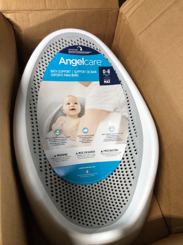 Photo 3 of Angelcare Baby Bath Support (Grey) | Ideal for Babies Less than 6 Months Old